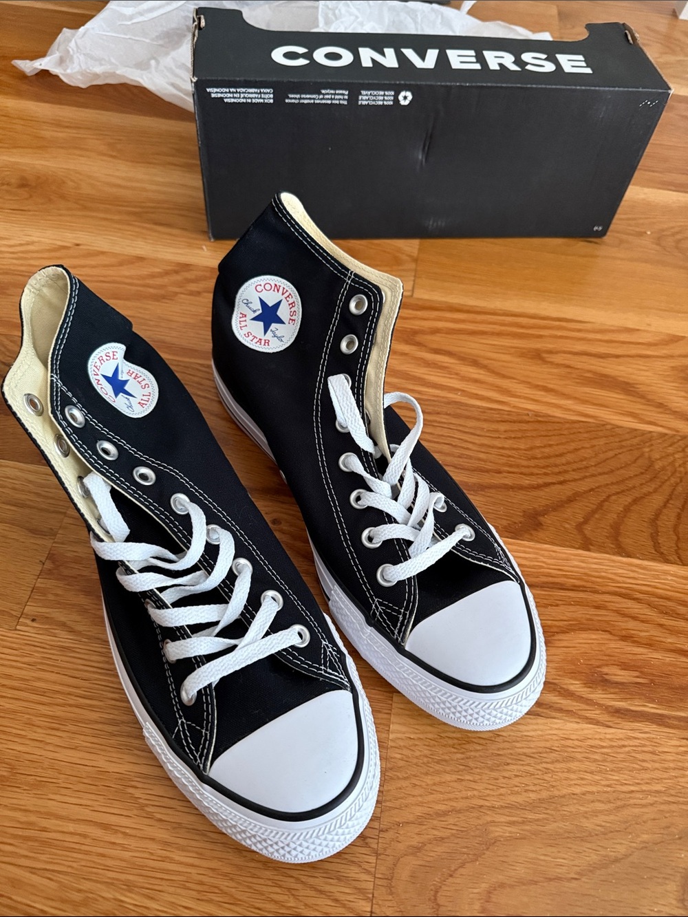 Converse High Top Sneakers - Black & White